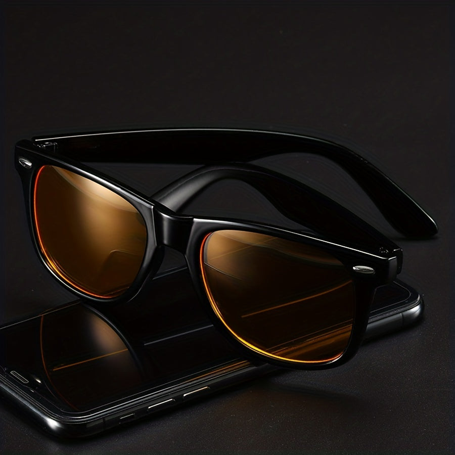 Anti Light Flat Glasses for Computer Mobile Games Multicolor