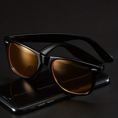 Anti Light Flat Glasses for Computer Mobile Games Multicolor