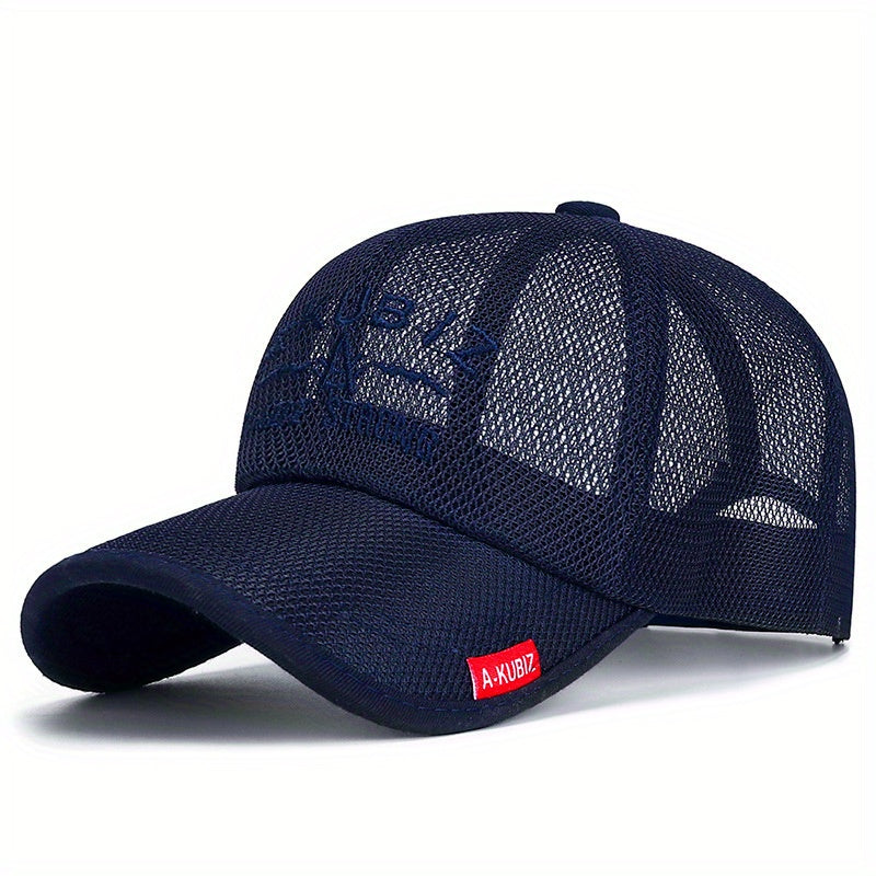 Men's Breathable Mesh Baseball Cap Outdoor Fishing Cap Sun Hat