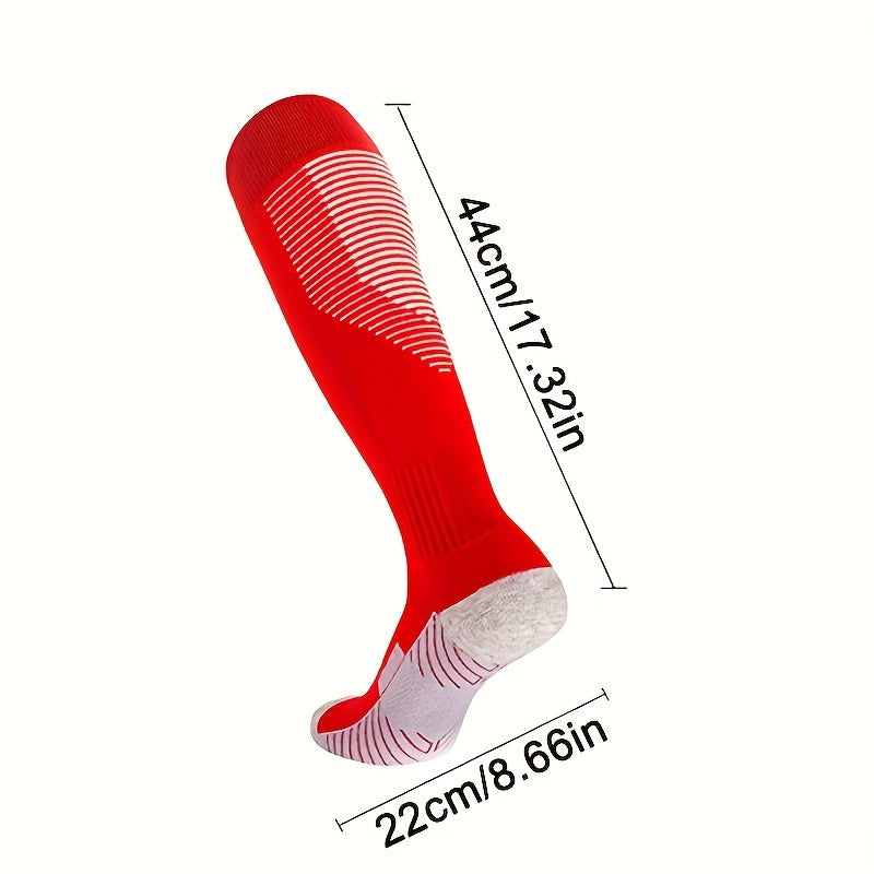 Men's Over The Knee High Sport Socks Sweat Absorbing Comfy Breathable