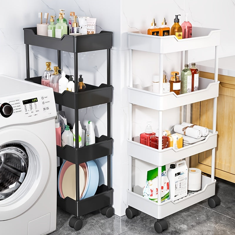 Small Cart Storage Rack Kitchen Floor Bedroom Snacks Mobile Bathroom Storage Rac