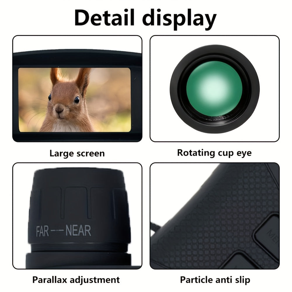 4K Night Vision Binoculars Camouflage 7' Large Screen Rechargeable Lithium