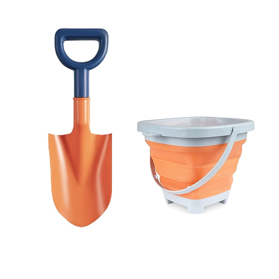 Beach Shovel Folding Bucket Sand Digging Tool