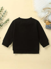 Baby Halloween WITCH Print Sweatshirt Long Sleeve Pullover Top