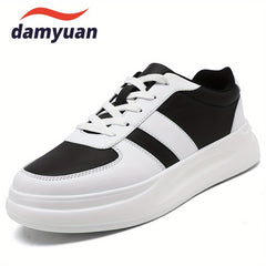 Men's Lace-up Platform Sneakers Chunky Skate Shoes