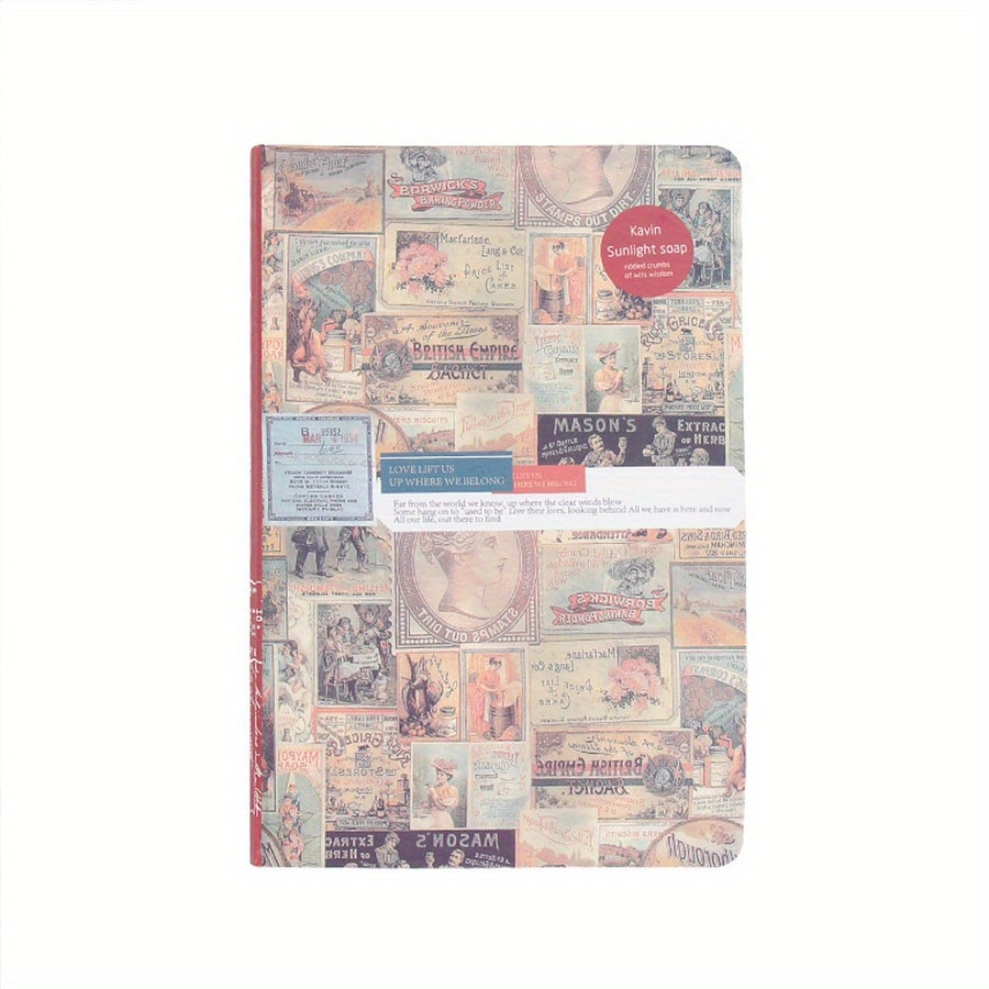 A5 Postmark Stamp Hardcover Notebook with 96 Pages