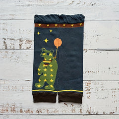 Kids Leg Warmer Colorful Stripe Letter Cartoon Bear Child Leg Warmers
