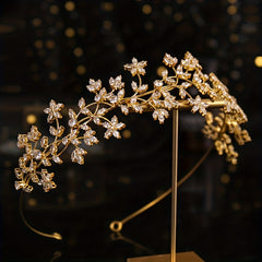 Zircon Bridal Crown Headband Crystal Hair Accessories
