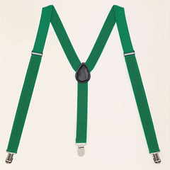 Party Coloured Elastic Suspenders For Men