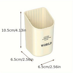 Cream Wind Punching Magnetic Refrigerator Side Storage Box