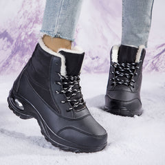 Plush Lined Thermal Furry Chunky Snow Boots
