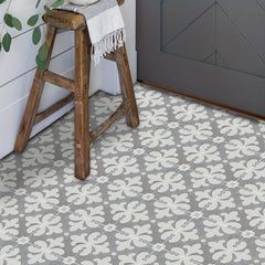 12pcs Moroccan Ethnic Pattern Floor Stickers Waterproof Tile Kitchen Toilet Home
