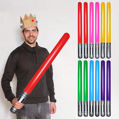 12pcs Inflatable Light Sword Laser Sword Toys for Role Playing Games
