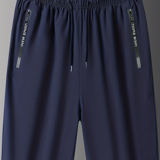 Men's Quick Dry Comfy Shorts with Zipper Pockets