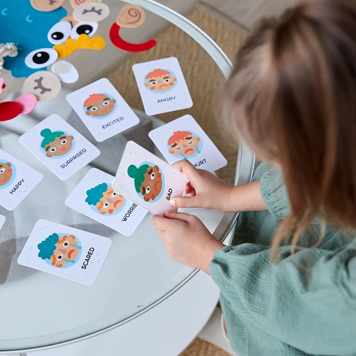 Children's Emotion Recognition Game with 9 Cards