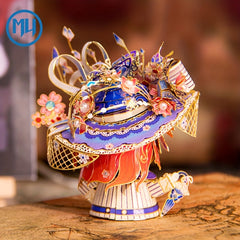 MU Rose Cat Metal Assembled Model DIY Puzzle Gift Decoration