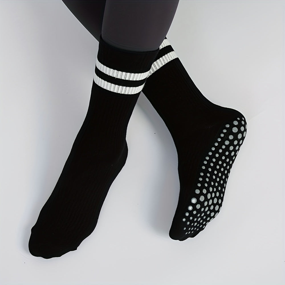 Soft Comfortable Yoga Socks Anti skid Sweat Absorption Gripper Sports Socks