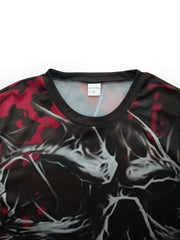 Vintage Skull Graphic Print Tee - Summer Style