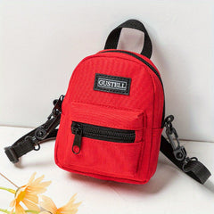 Kids Crossbody Bag Adjustable Strap Boys Girls Solid Versatile Bag