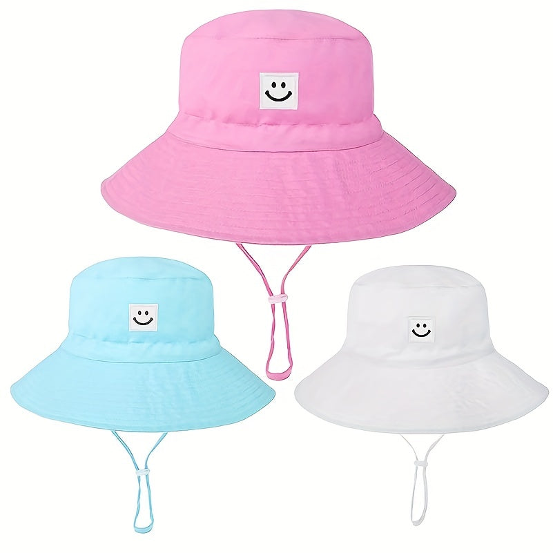 Happy Face Graphic Bucket Hat Breathable Fisherman Hat