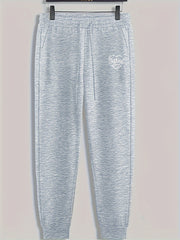 Men's Drawstring Sweatpants Casual Trousers for Spring Autumn