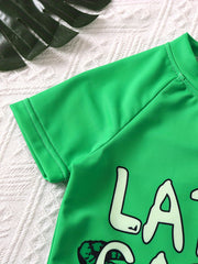 Boys Little Gator Cartoon Crocodile Swimming Suit