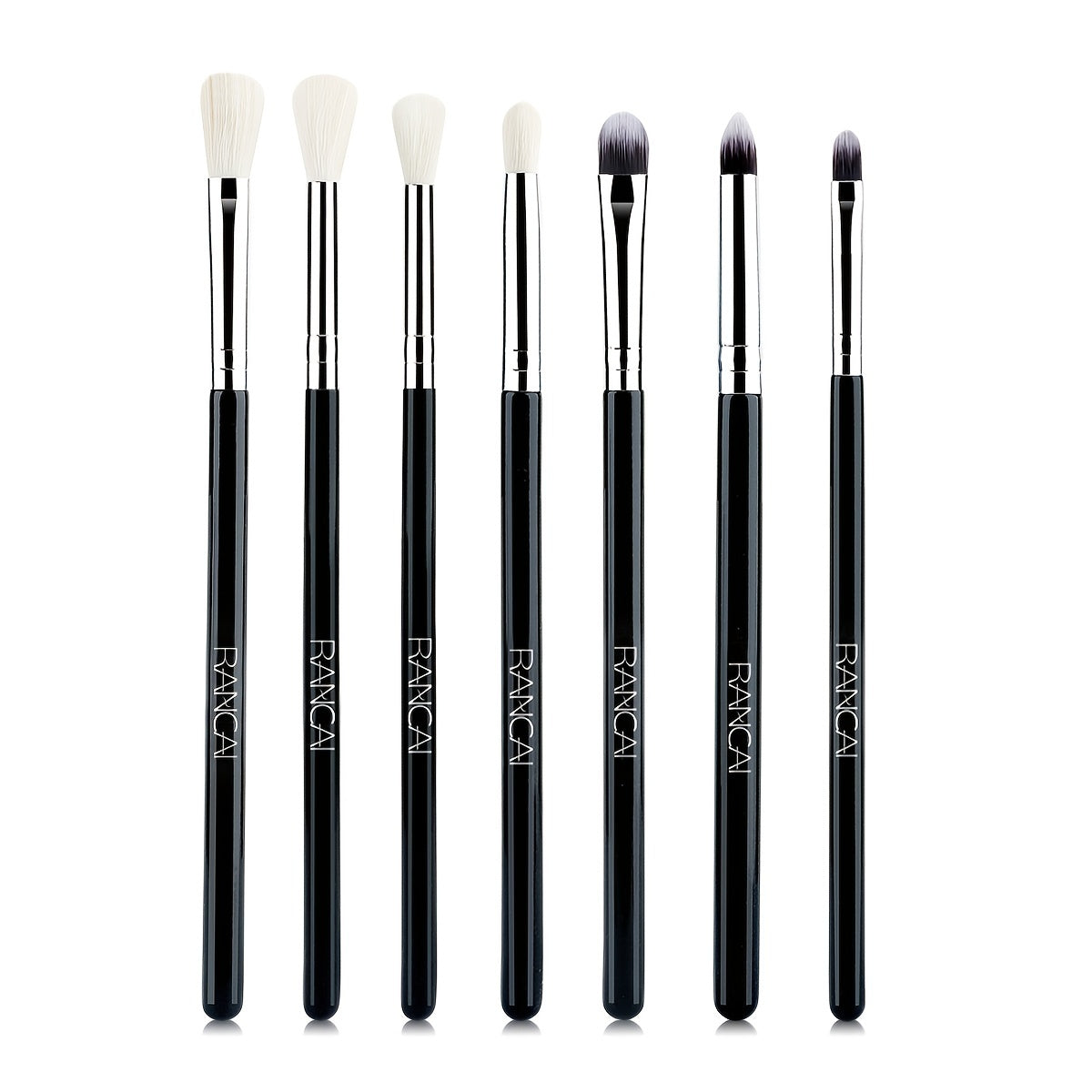 7pcs Eyeshadow Brush Eye Blender Kit Wooden Handle Vegan Makeup Tool