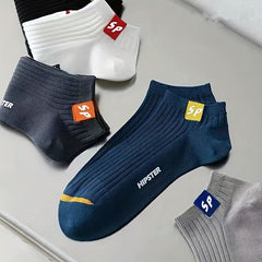 Breathable Men's Ankle Socks - Keep Feet Dry All Summer