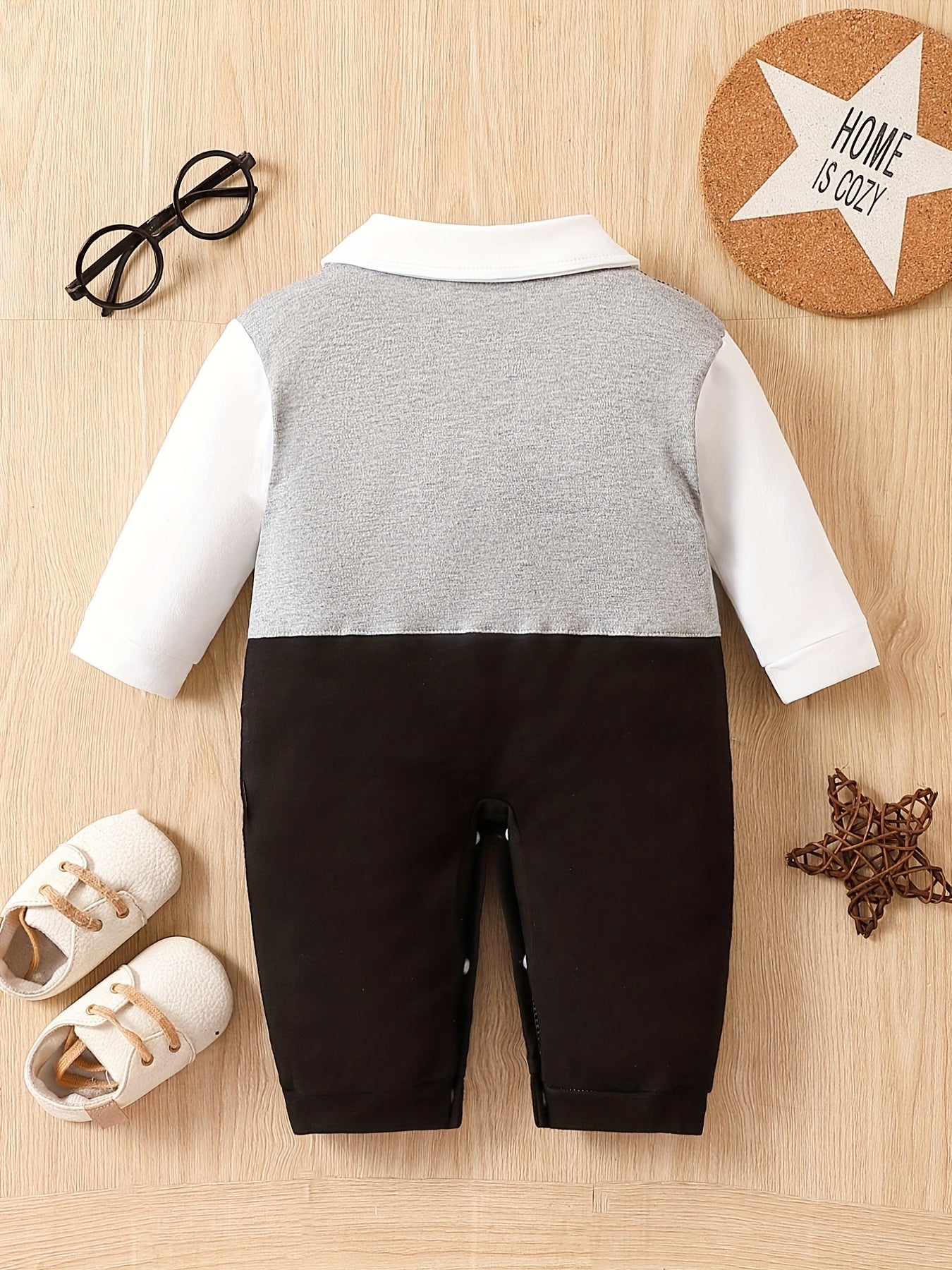 Baby Boy Long-sleeved Romper for Party Birthday