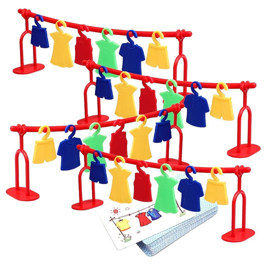Colorful Clothes Matching Puzzle Game with Laundry Sorter