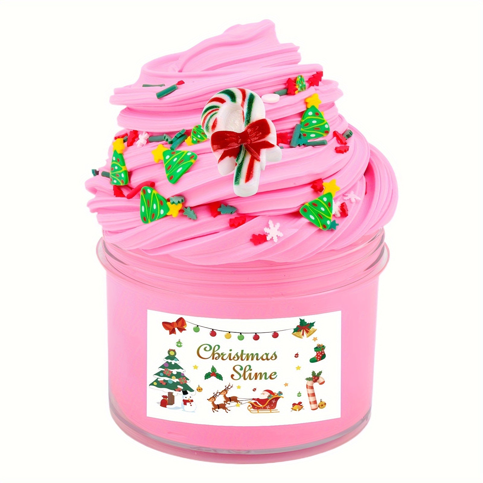 Christmas Cotton Slime Set Party Favors DIY Putty Slime Toys