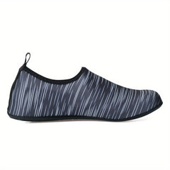 Men's Stripped Water Shoes Summer Casual Slip On Shoes