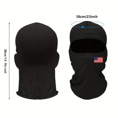 American Flag Print Mask Hood Balaclava Hat Windproof Sun Hat