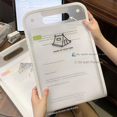 A4 Portable Folder Test Paper Storage Book Large Capacity Bag