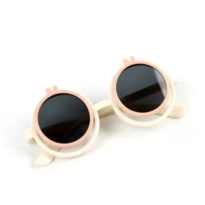Boys Casual Flip Sunglasses Cartoon Decorative Accessories