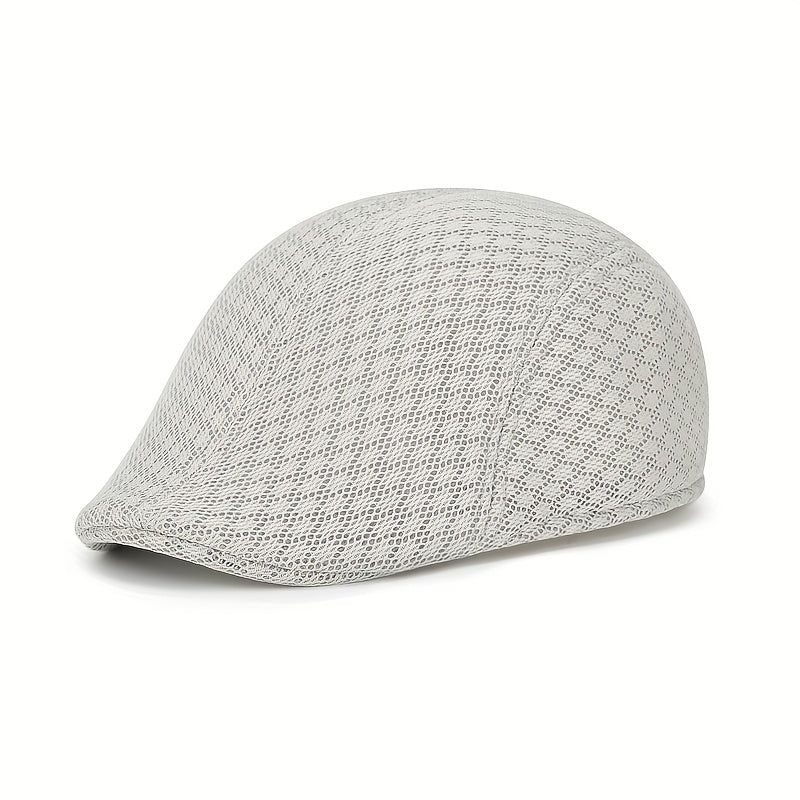 Men's Mesh Beret Visor Hat Outdoor Breathable Cap