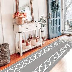 Modern Moroccan Hallway Rug Line Bohemian Kitchen Washable Runner Rug