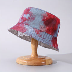 Men's Thin Graffiti Bucket Hat Lightweight Small Brim Sun Protection