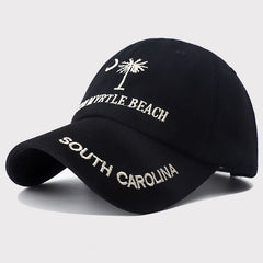 Coconut Tree Embroidery Baseball Cap Lightweight Coton Sports Hats