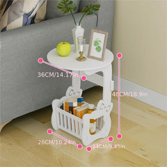 European Style Small Coffee Table Small Round Table Mini Bedside Table