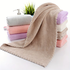 Soft Hand Towel Coral Velvet Absorbent Towel for Bathroom