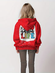 Girls Kindergarten Life Hoodie with Pocket 4-14y