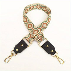 Vintage Pattern Bag Strap Lightweight Adjustable Strap Stylish Strap