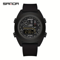 Sanda Electronic Digital Led Boy s Waterproof Sports Watch