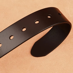 Men's Leather Belt Pin Buckle Casual Youth Belt