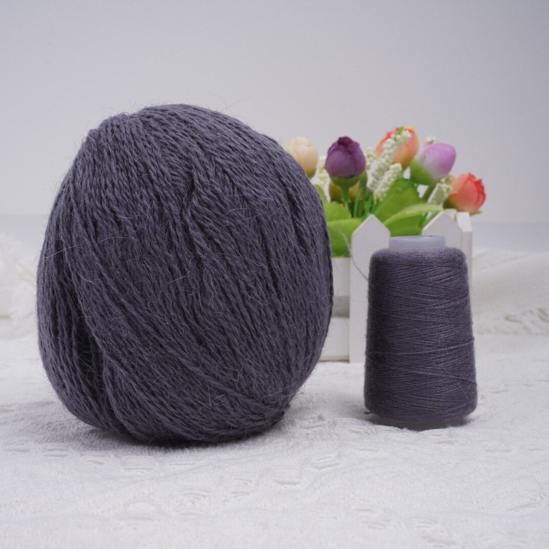 2pcs Cashmere Yarn Long Hair Mink Cashmere Yarn For Knitting Crocheting