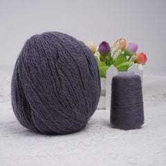 2pcs Cashmere Yarn Long Hair Mink Cashmere Yarn For Knitting Crocheting