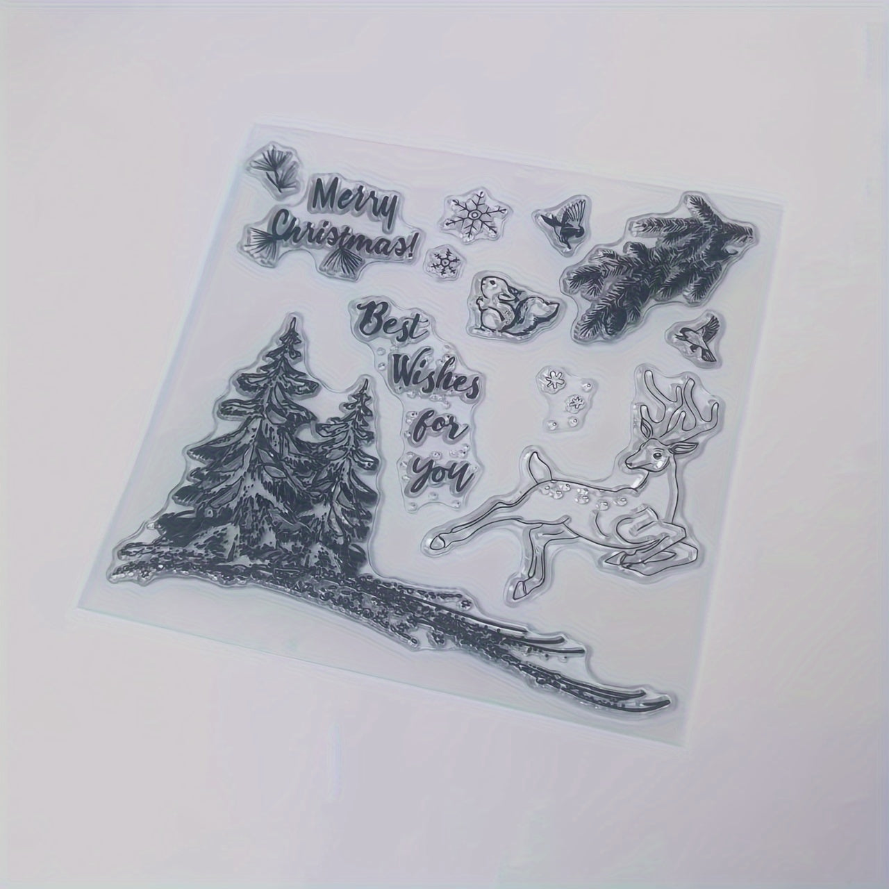 Christmas Series Transparent Stamp for DIY Scrapbook Decoration