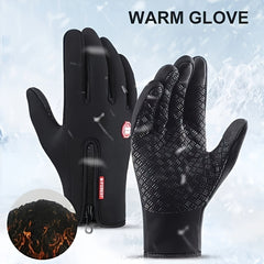 Winter Windproof Warm Gloves Waterproof Touch Screen Gloves