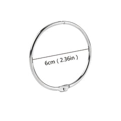 100pcs Ziplock Bags and 2pcs Metal Split Ring 5D DIY Diamond Painting Tools